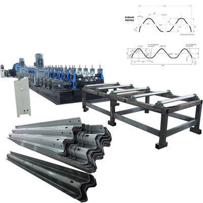 kopen 40# Highway Guardrail Forming Machine 1,0 mm ~ 5,0 mm Cnc Roll Forming Machine online manufacture